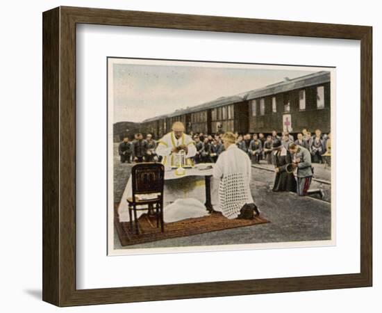 Emperor Karl Makes an Abortive Attempt to Regain Power-null-Framed Art Print