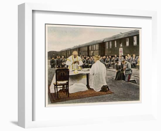 Emperor Karl Makes an Abortive Attempt to Regain Power-null-Framed Art Print