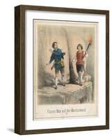 Emperor Max on the Martinswall-Theodor Hosemann-Framed Giclee Print