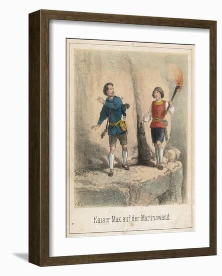 Emperor Max on the Martinswall-Theodor Hosemann-Framed Giclee Print