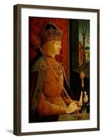 Emperor Maximilian I (1459-151), with Crown, Sceptre, and Sword, C. 1500-Bernhard Strigel-Framed Giclee Print