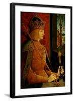 Emperor Maximilian I (1459-151), with Crown, Sceptre, and Sword, C. 1500-Bernhard Strigel-Framed Giclee Print