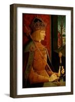 Emperor Maximilian I (1459-151), with Crown, Sceptre, and Sword, C. 1500-Bernhard Strigel-Framed Giclee Print