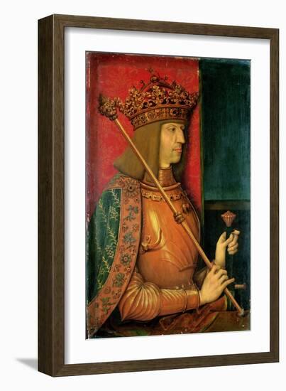 Emperor Maximilian I (1459-1519)-Bernhard Strigel-Framed Giclee Print