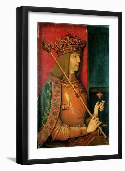 Emperor Maximilian I (1459-1519)-Bernhard Strigel-Framed Giclee Print