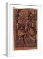 Emperor Maximilian I, Armed on Horseback, 1508-Hans Burgkmair-Framed Giclee Print