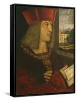 Emperor Maximilian I, Copy of a Lost Original-Bernhard Strigel-Framed Stretched Canvas