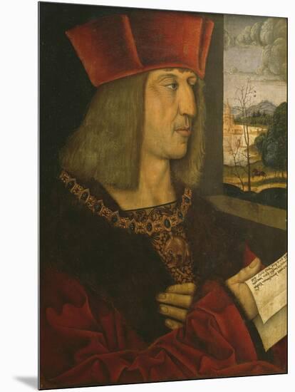 Emperor Maximilian I, Copy of a Lost Original-Bernhard Strigel-Mounted Giclee Print