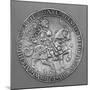 Emperor Maximilian I on Horseback. Thaler Coin from Hall-Ulrich Ursentaler the Elder-Mounted Giclee Print