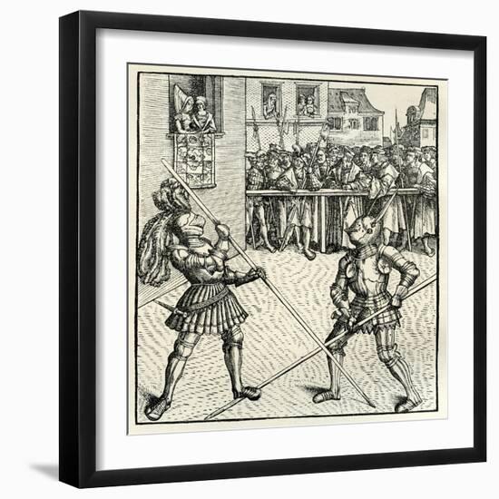 Emperor Maximilian I-Hans Burgkmair-Framed Giclee Print