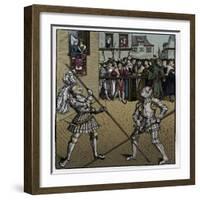 Emperor Maximilian I-Hans Burgkmair-Framed Giclee Print