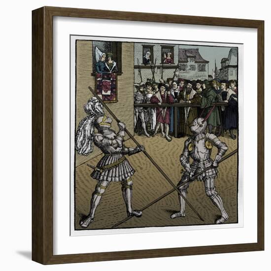 Emperor Maximilian I-Hans Burgkmair-Framed Giclee Print