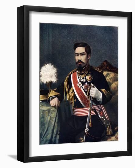 Emperor Meiji of Japan, Late 19th-Early 20th Century-null-Framed Giclee Print