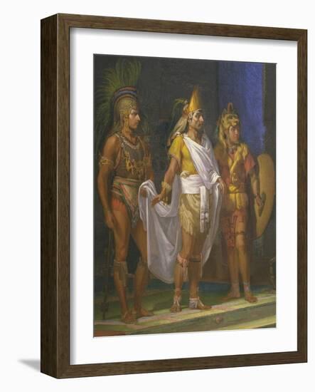 Emperor Montezuma Ii-Juan Ortega-Framed Giclee Print