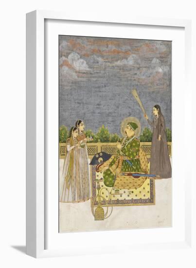Emperor Muhammad Shah, c.1735-Mughal School-Framed Giclee Print