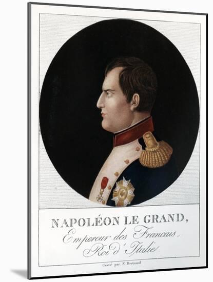 Emperor Napoleon Bonaparte, (1769-182), 1912-N Bertrand-Mounted Giclee Print