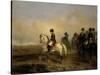 Emperor Napoleon I and His Staff on Horseback-Horace Vernet-Stretched Canvas