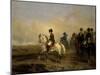 Emperor Napoleon I and His Staff on Horseback-Horace Vernet-Mounted Art Print