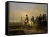 Emperor Napoleon I and His Staff on Horseback-Horace Vernet-Framed Stretched Canvas