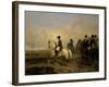 Emperor Napoleon I and His Staff on Horseback-Horace Vernet-Framed Art Print