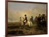 Emperor Napoleon I and His Staff on Horseback-Horace Vernet-Framed Art Print