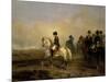 Emperor Napoleon I and His Staff on Horseback-Horace Vernet-Mounted Art Print