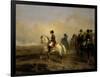 Emperor Napoleon I and His Staff on Horseback-Horace Vernet-Framed Art Print