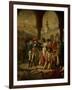 Emperor Napoleon I Bonaparte Visiting the Plague-Stricken in Jaffa-Antoine-Jean Gros-Framed Giclee Print