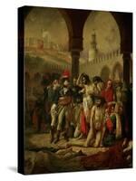 Emperor Napoleon I Bonaparte Visiting the Plague-Stricken in Jaffa-Antoine-Jean Gros-Stretched Canvas