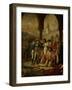 Emperor Napoleon I Bonaparte Visiting the Plague-Stricken in Jaffa-Antoine-Jean Gros-Framed Giclee Print