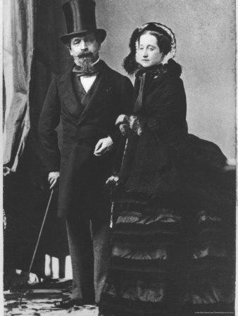 Emperor Napoleon III and Empress Eugenie, c.1865' Photographic Print -  Andre Adolphe Eugene Disderi