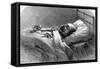 Emperor Napoleon III of France on His Deathbed, 1873-null-Framed Stretched Canvas