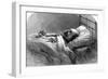 Emperor Napoleon III of France on His Deathbed, 1873-null-Framed Giclee Print