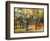 Emperor Napoleon III of France Surrenders to Kaiser Wilhelm of Prussia the Day-null-Framed Art Print