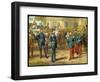 Emperor Napoleon III of France Surrenders to Kaiser Wilhelm of Prussia the Day-null-Framed Art Print