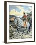 Emperor Negus Menelik II of Ethiopia at Battle of Adwa 1896-Chris Hellier-Framed Photographic Print