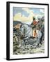 Emperor Negus Menelik II of Ethiopia at Battle of Adwa 1896-Chris Hellier-Framed Photographic Print