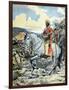 Emperor Negus Menelik II of Ethiopia at Battle of Adwa 1896-Chris Hellier-Framed Photographic Print