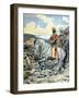 Emperor Negus Menelik II of Ethiopia at Battle of Adwa 1896-Chris Hellier-Framed Photographic Print