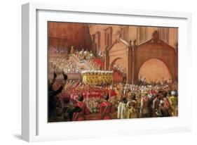 Emperor Nicholas II on the Red Porch after His Coronation, 1896-Albert Gustaf Aristides Edelfelt-Framed Giclee Print