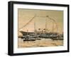 Emperor Nicholas II Visiting His Yacht Polestar, 1908-Alexander Karlovich Beggrov-Framed Giclee Print