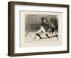 Emperor Nicolas Working in His Cabinet, Plate 94 from Actualités, 1850-Honore Daumier-Framed Giclee Print