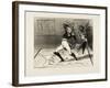 Emperor Nicolas Working in His Cabinet, Plate 94 from Actualités, 1850-Honore Daumier-Framed Giclee Print