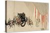 Emperor Nijo Escaping from the Imperial Palace-null-Stretched Canvas