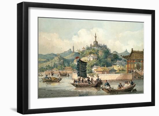 Emperor of China's Gardens, Imperial Palace, Peking, 1793-William Alexander-Framed Giclee Print