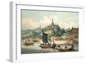 Emperor of China's Gardens, Imperial Palace, Peking, 1793-William Alexander-Framed Giclee Print