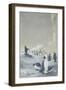 Emperor Penguin at Cape Crozier, Mar 28, 1911-Edward Adrian Wilson-Framed Giclee Print