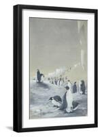 Emperor Penguin at Cape Crozier, Mar 28, 1911-Edward Adrian Wilson-Framed Giclee Print