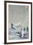 Emperor Penguin at Cape Crozier, Mar 28, 1911-Edward Adrian Wilson-Framed Giclee Print