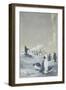 Emperor Penguin at Cape Crozier, Mar 28, 1911-Edward Adrian Wilson-Framed Premium Giclee Print